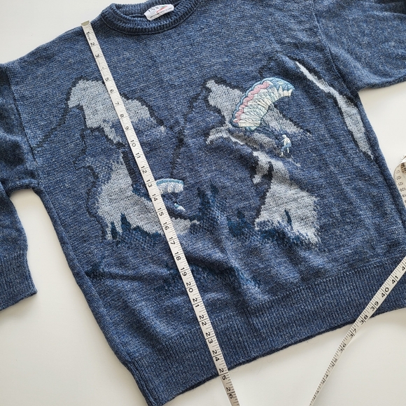 Vintage Wool Blend Mountain Parachuters Sweater - Picture 7 of 9